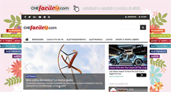Desktop Screenshot of chefacile.com